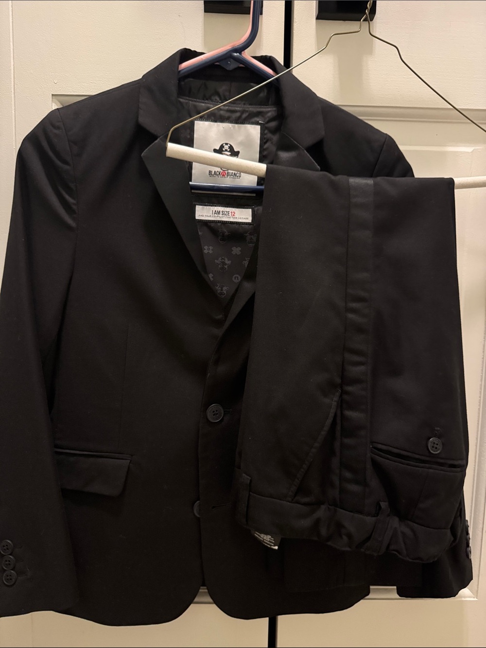 Kids' Black n Bianca Tuxedo Suit